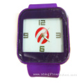 silicone waterproof of sports quartz watch